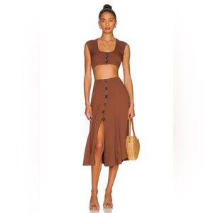 ANNA NATA NEW WITH TAGS Courtney Skirt in Sepia Brown size Medium